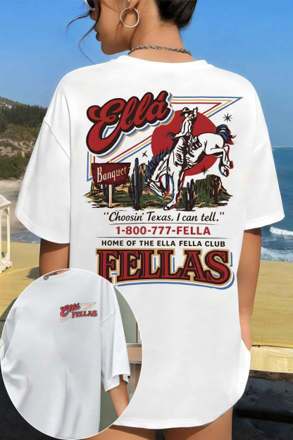 Ella Fella Club 2-Sided Shirt For Women