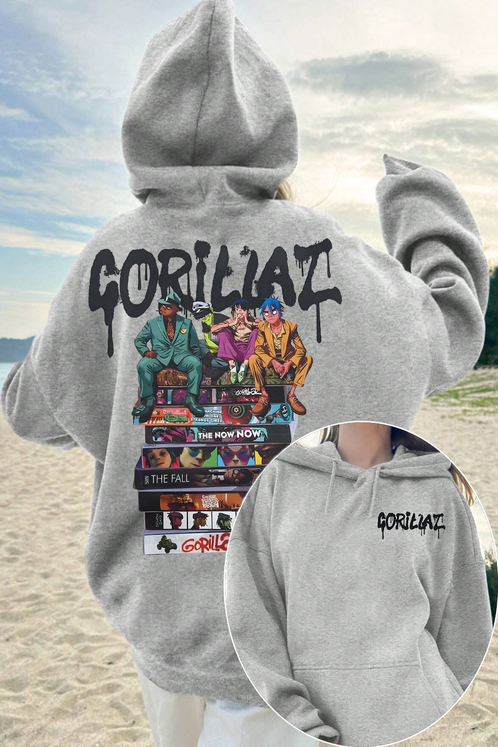 Gorillaz Hoodie For Women