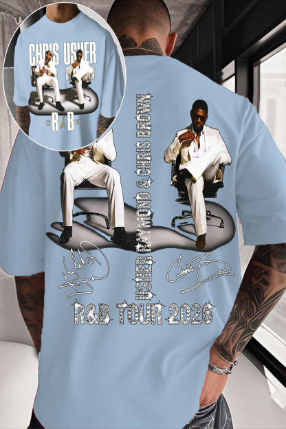 CB & Usher Concert Shirt