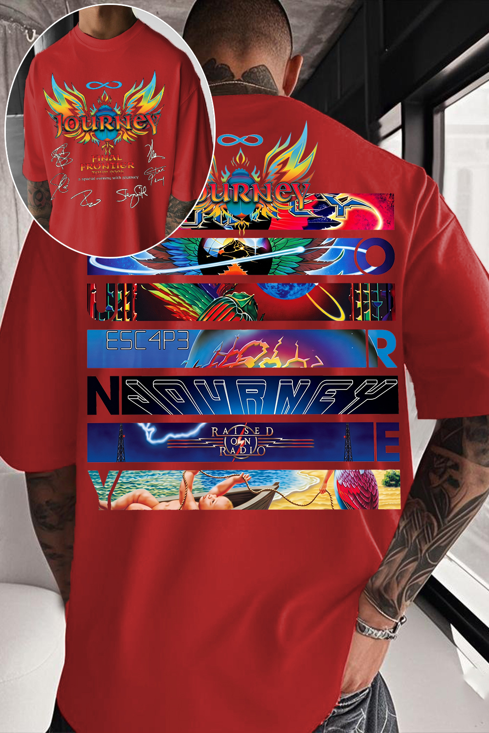 Journey Band Fan Tee