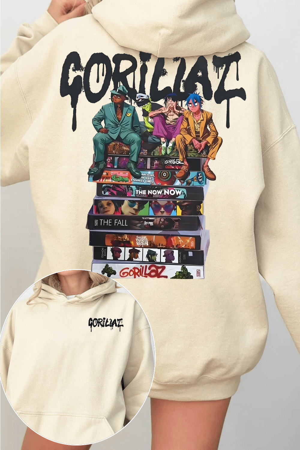 Gorillaz Hoodie For Women
