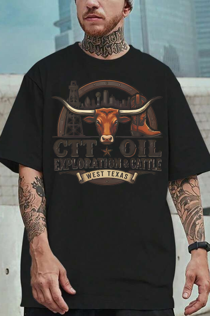 CTT Oil Exploration Cattle Shirt