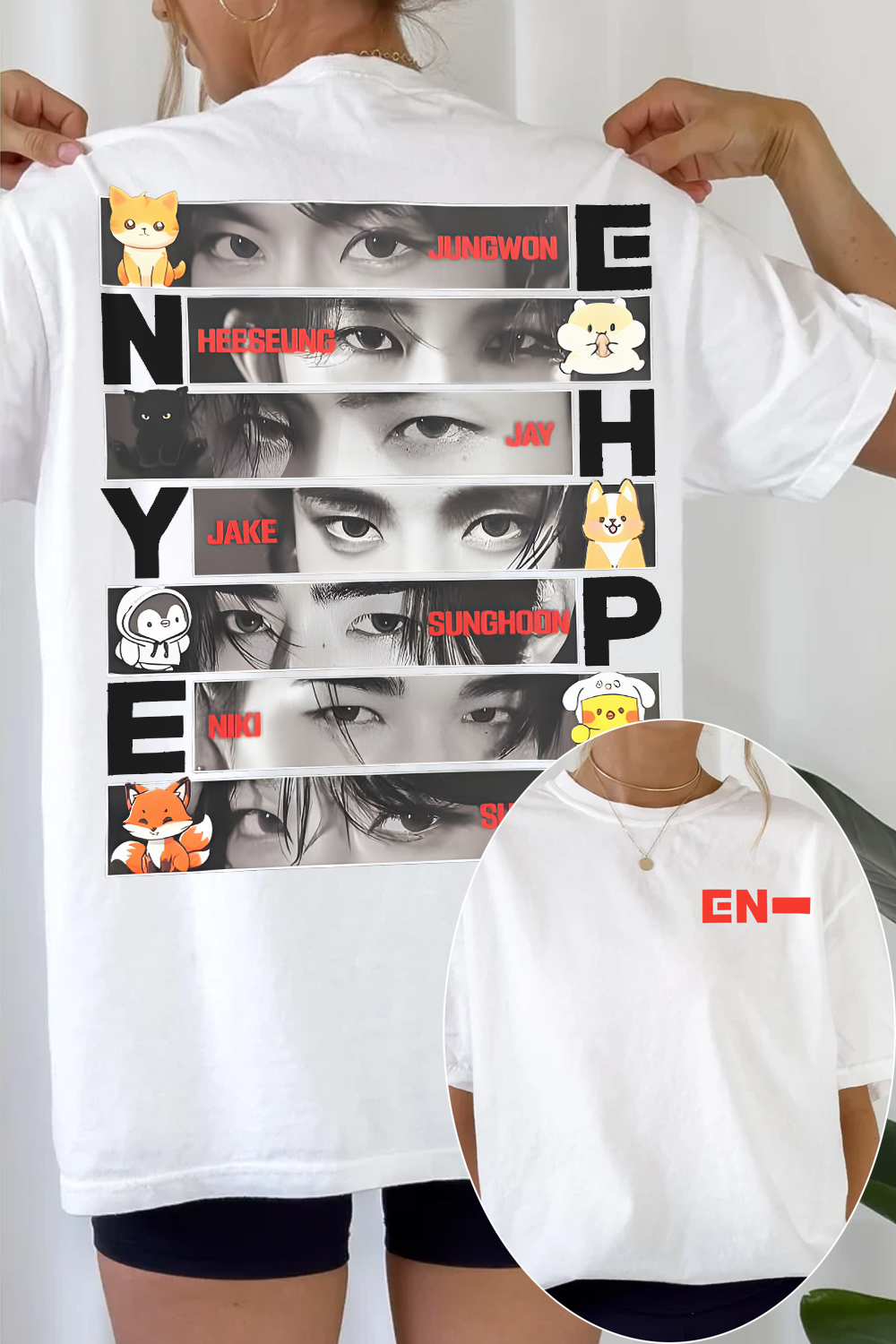 Enhypen 2-Side Fans Shirt