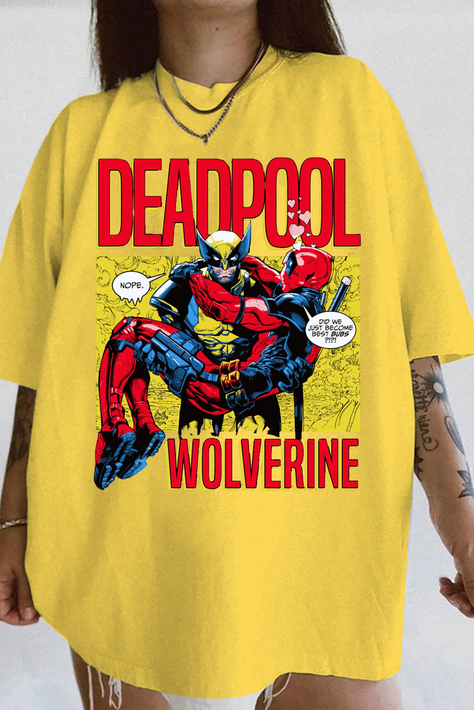 Deadpool and Wolverine Movie Tee For Women