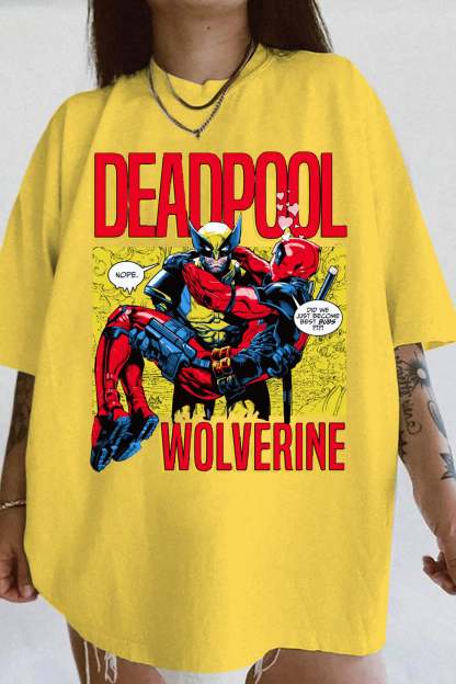 Deadpool and Wolverine Movie Tee For Women