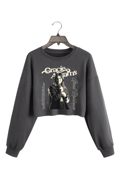 Gracie Graphic Abrams Crop Sweatshirt For Women
