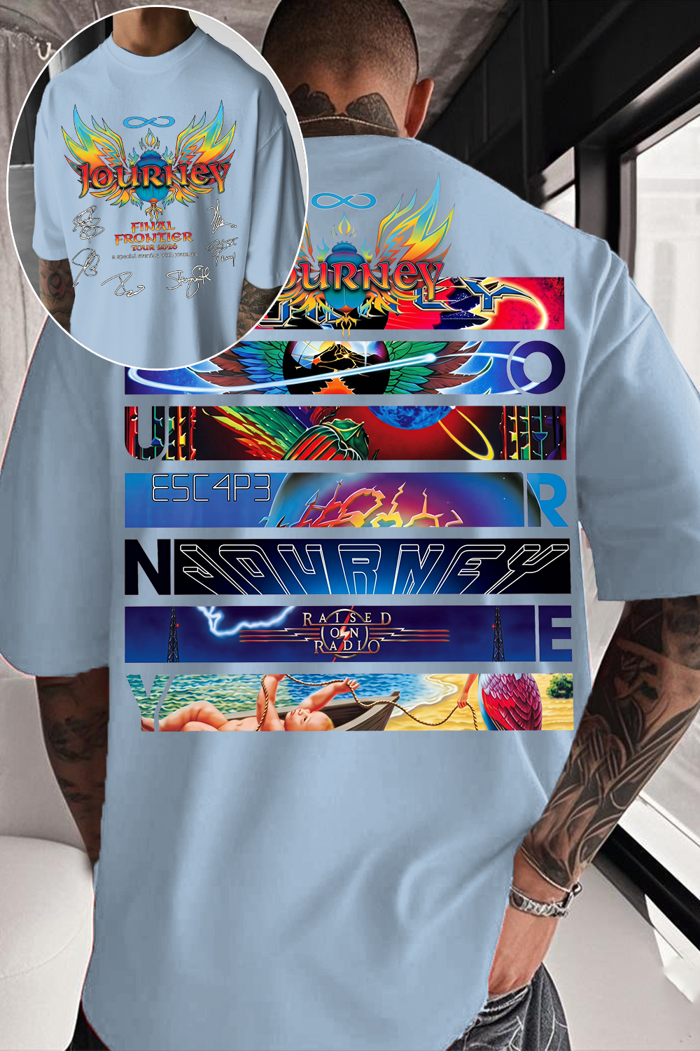 Journey Band Fan Tee