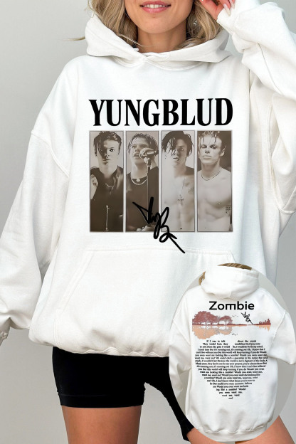 YungBlud Zombie Lyrics Hoodie❤️