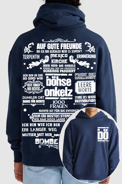 Bohse Onkelz 2-Sided Printed Hoodie