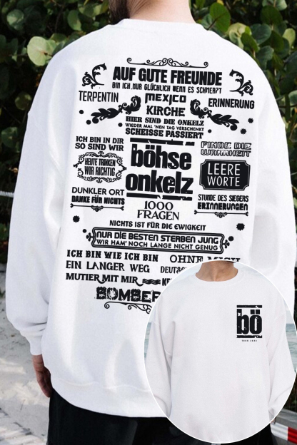 Bohse Onkelz 2-Sided Printed Sweatshirt