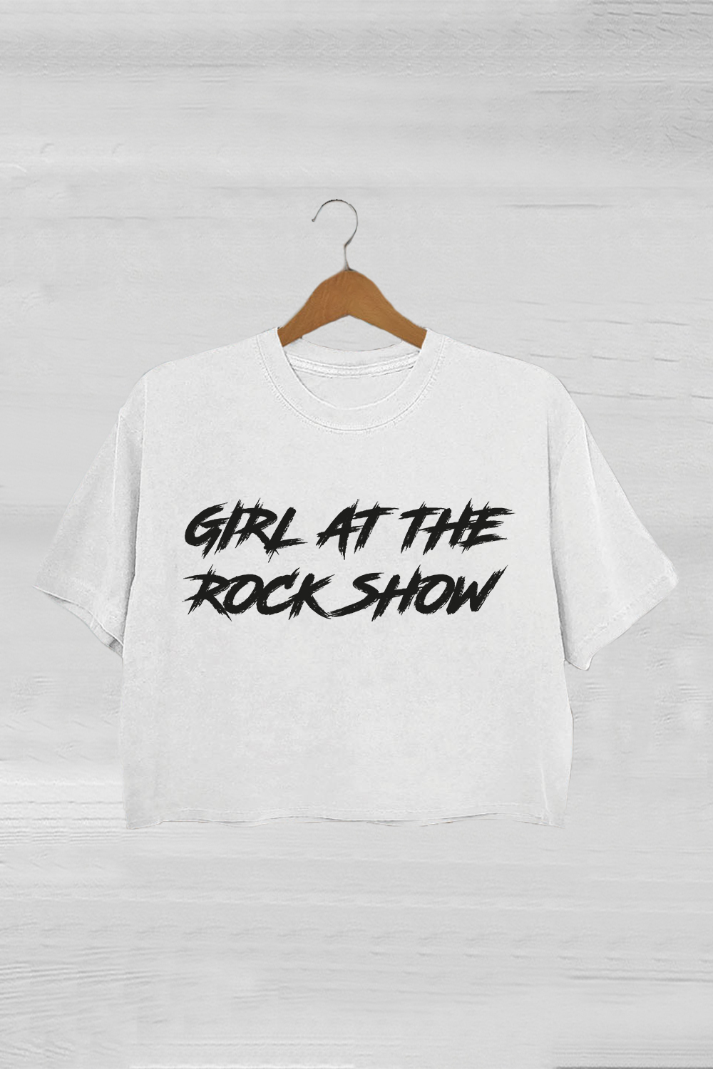Blink-182 Girl at the Rock Show Crop Tee For Women