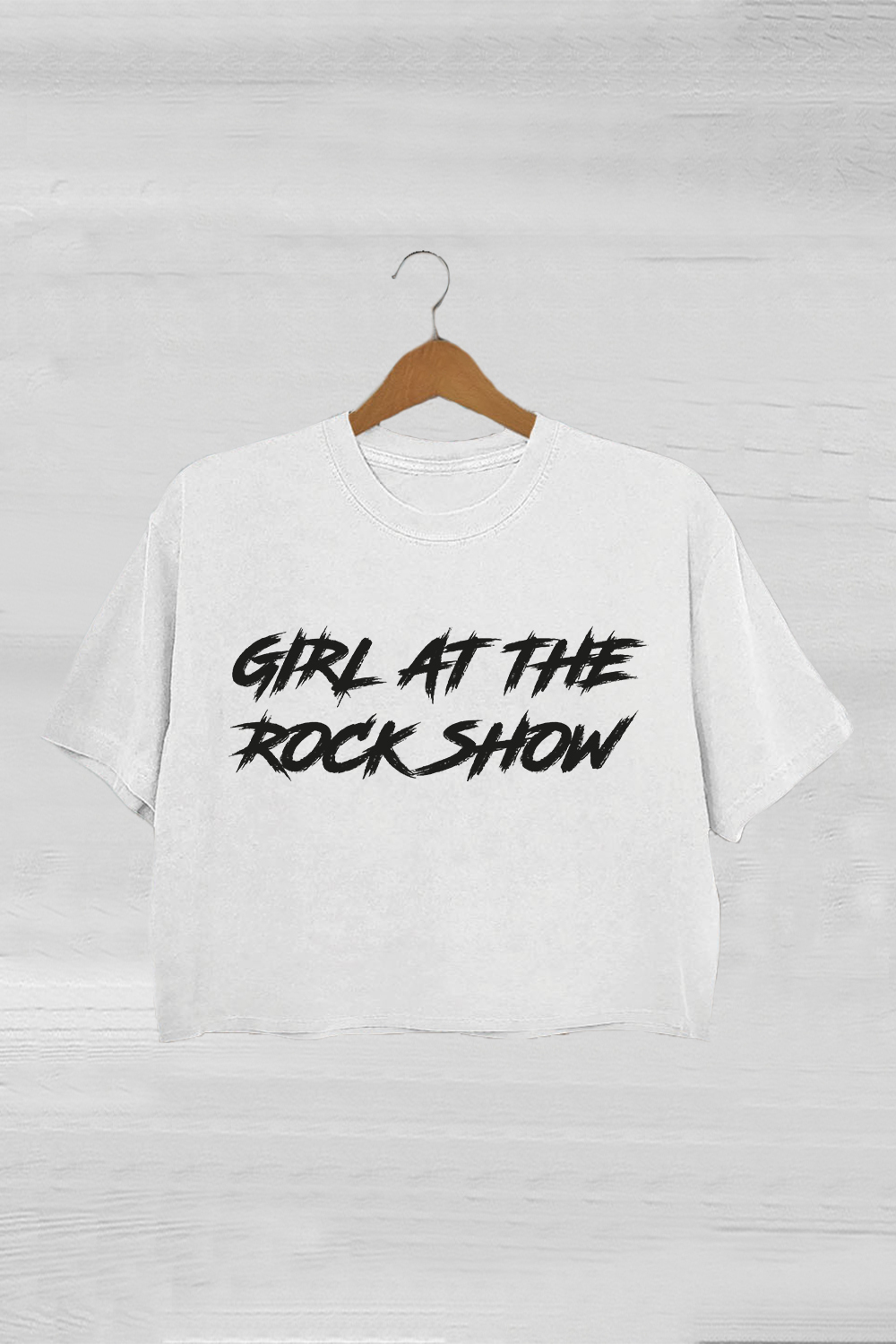 Blink-182 Girl at the Rock Show Crop Tee For Women