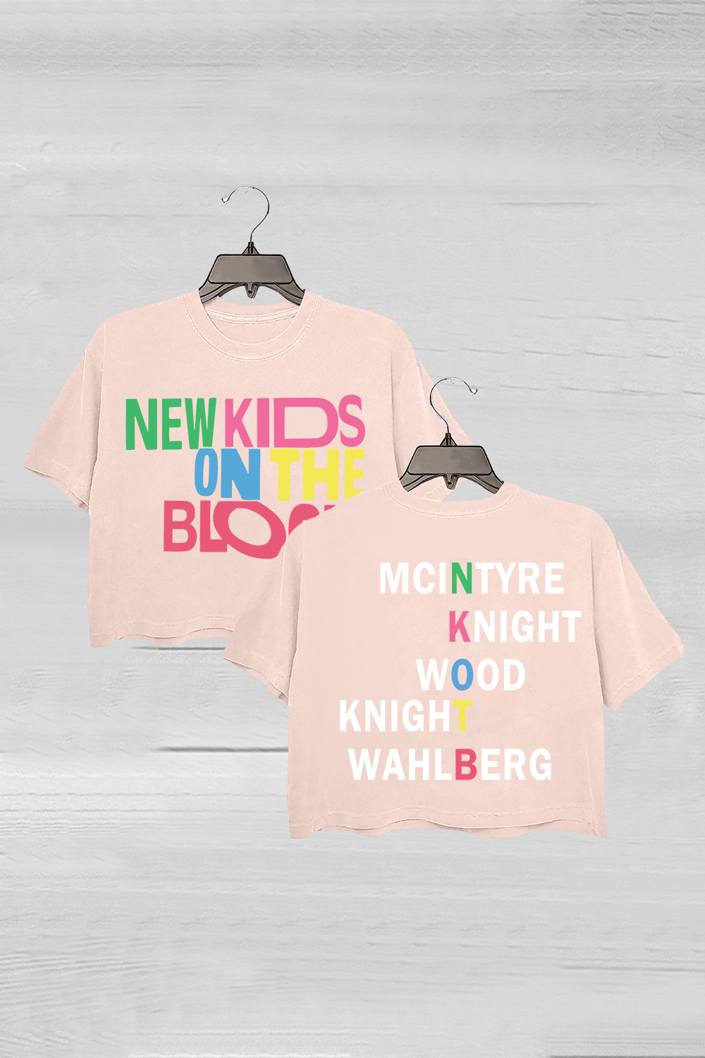 NKOTB Vintage New Kids On The Block Crop Tee For Women