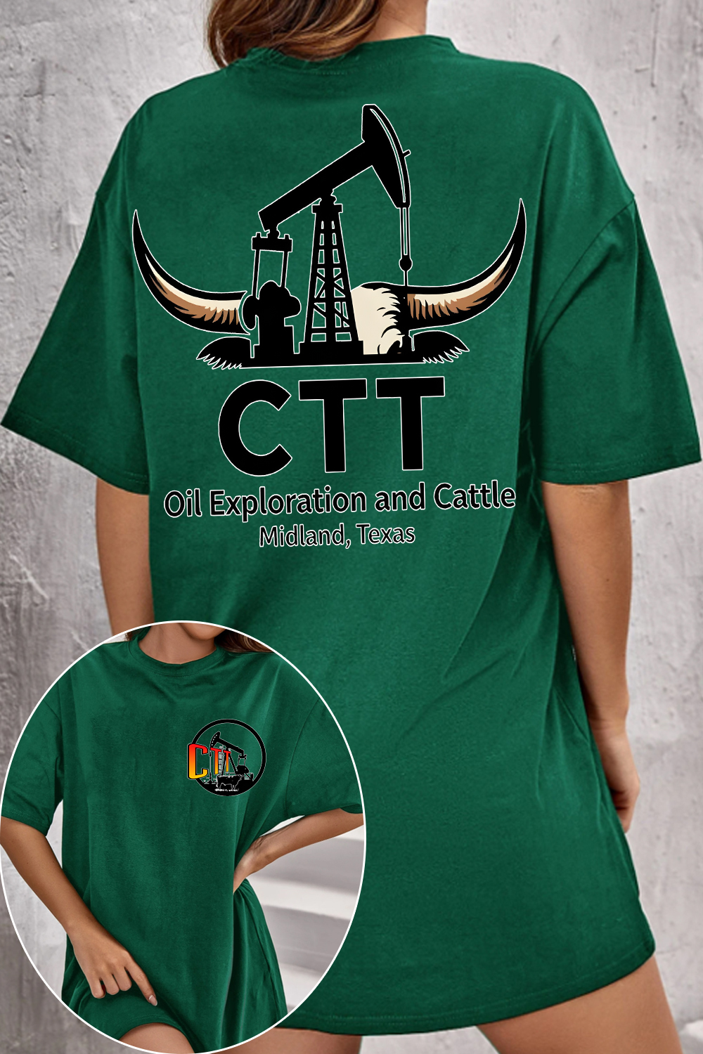 CTT Oil Exploration & Cattle Shirt