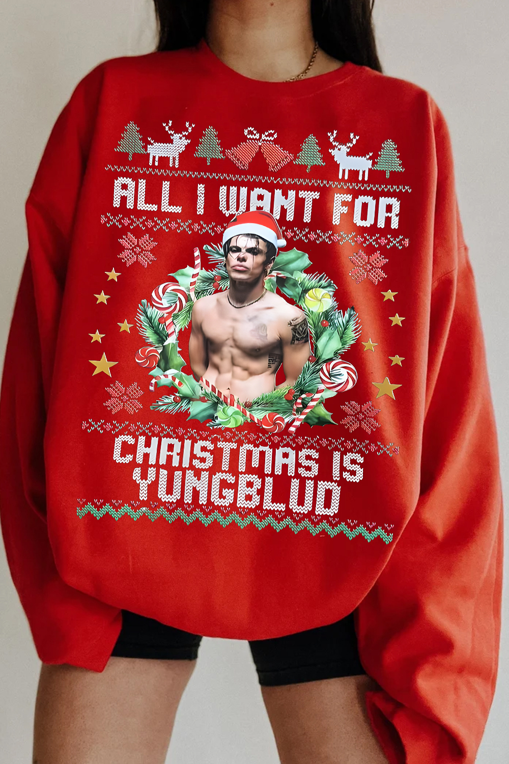 Yungblud Sweatshirt For Christmas