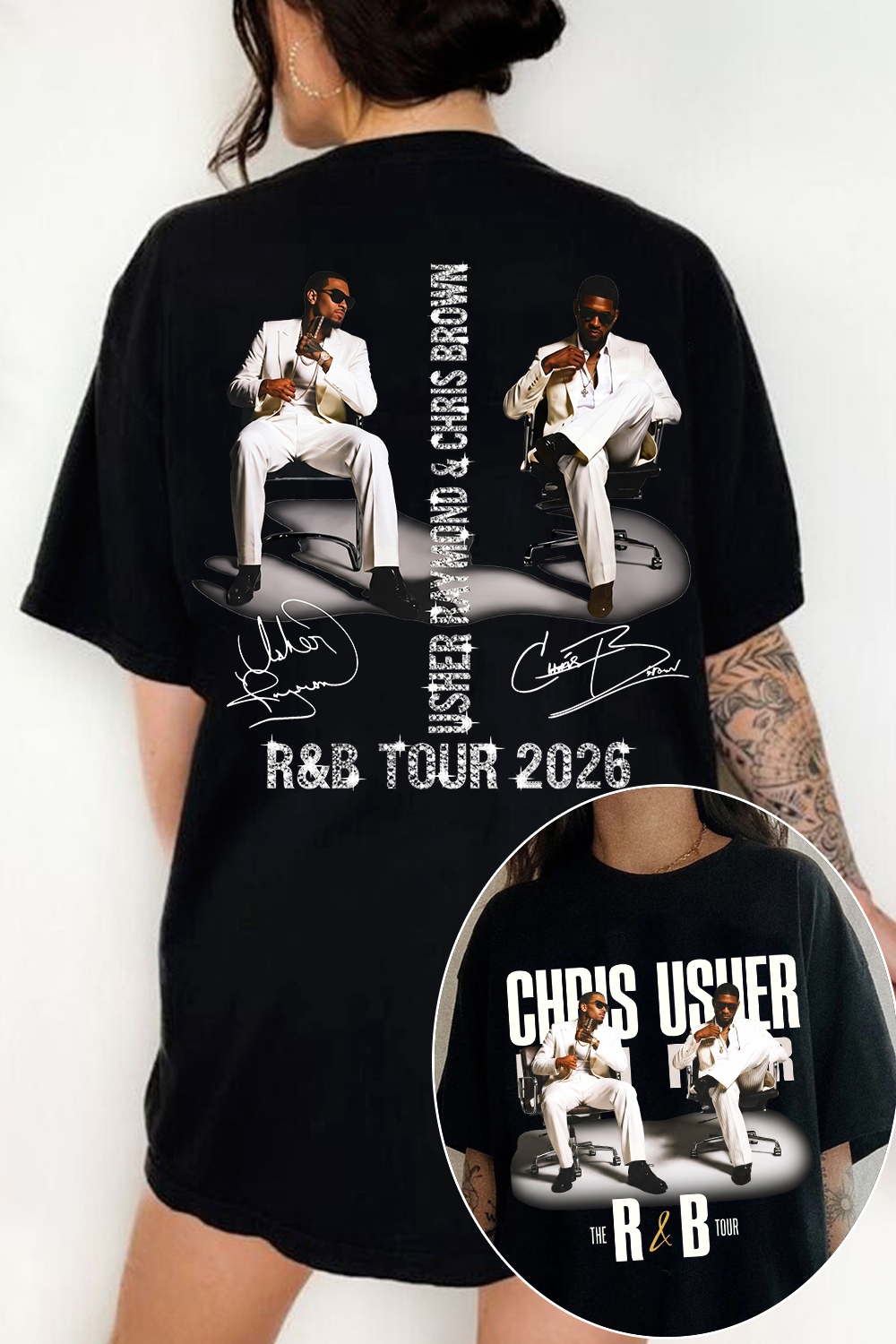 CB & Usher Concert Women Shirt