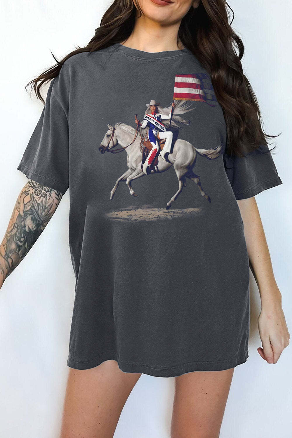 Cowboy Flag  Beyoncee Tee For Women