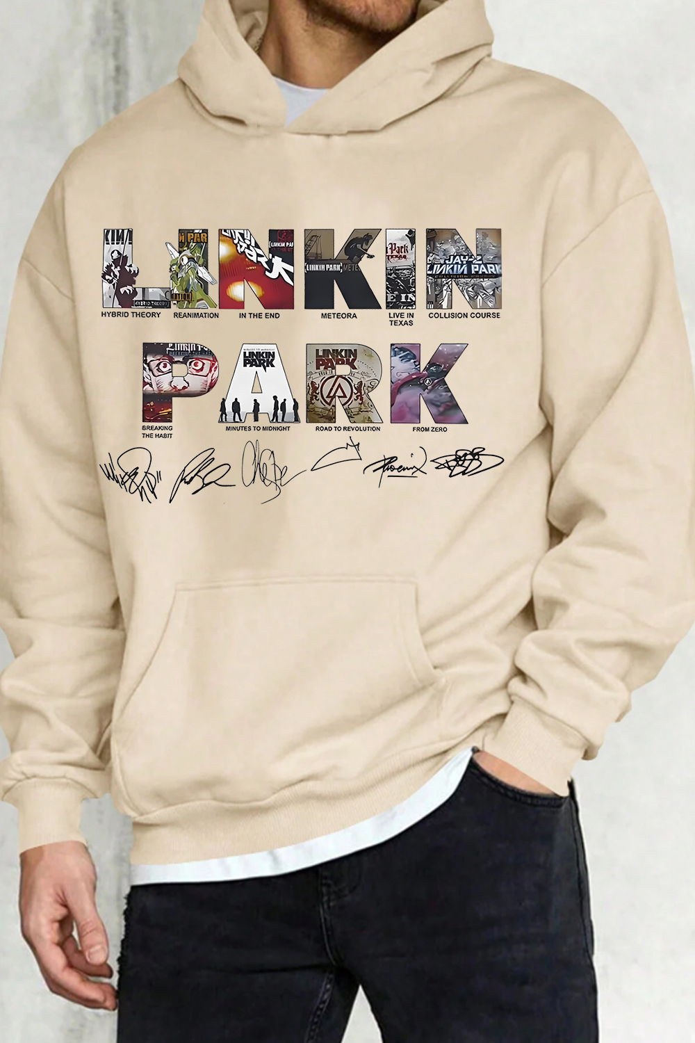 linkin Album Hoodie For Men