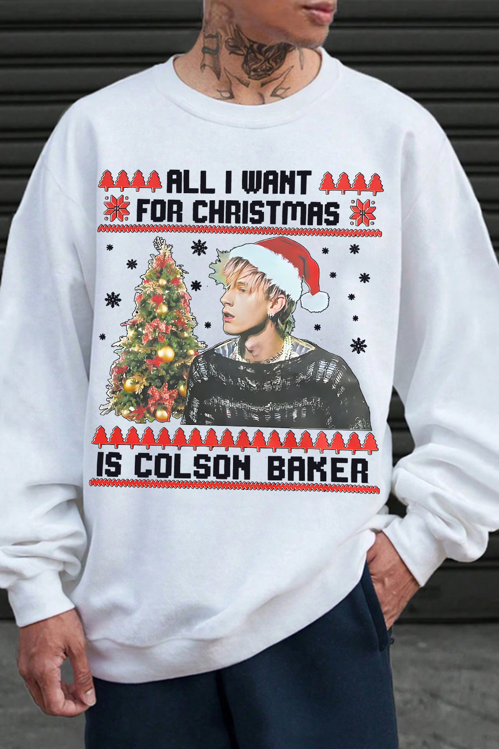 Christmas MGK Sweatshirt For Men