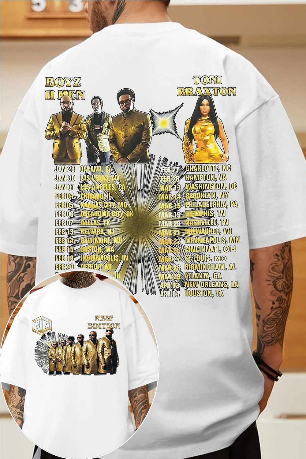 New Edition Way Tour 2026 Tee