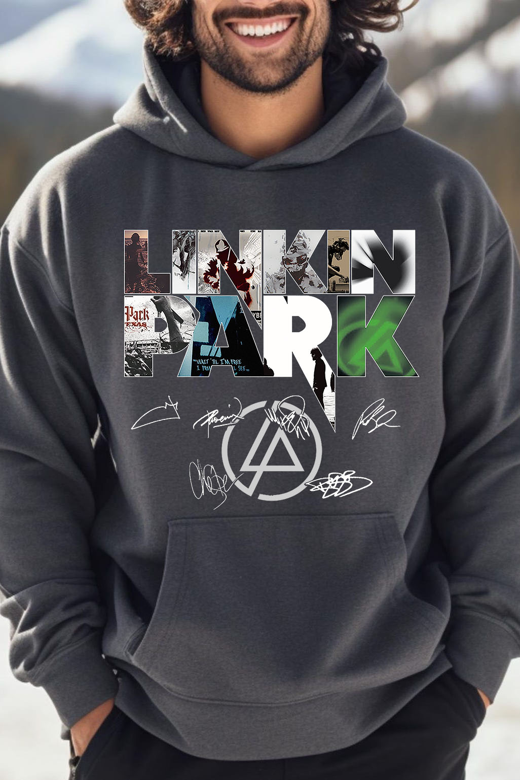 L P Albums -MEN Hoodie