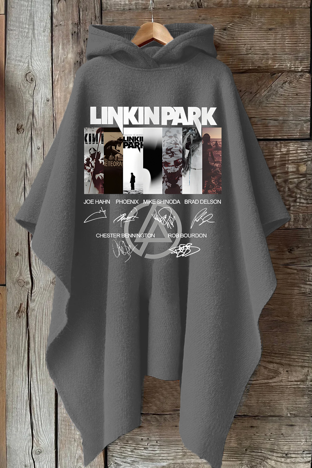 LP Logo Signatures Hooded Warm Shawl Cape