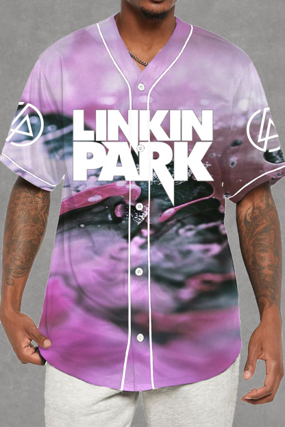 LP gradient color Baseball Jersey