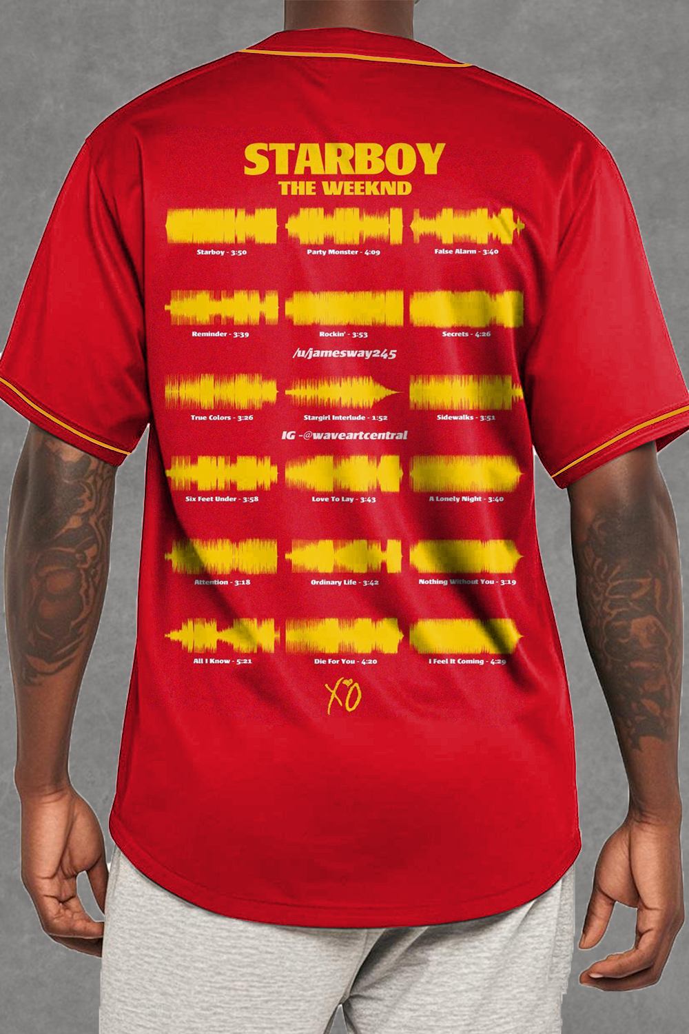 THE WEEKND Baseball Jersey