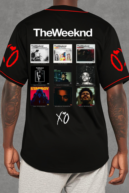 THE WEEKND album poster Baseball Jersey