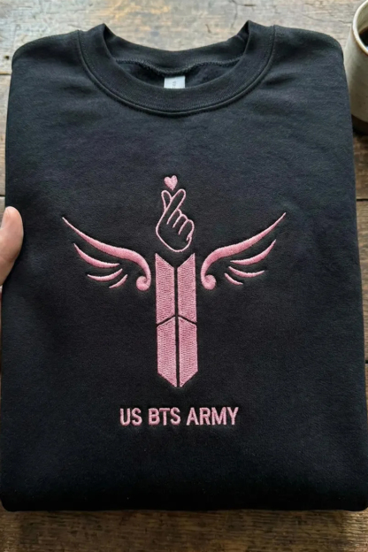 Embroidered BTS World Tour Sweatshirt 2026