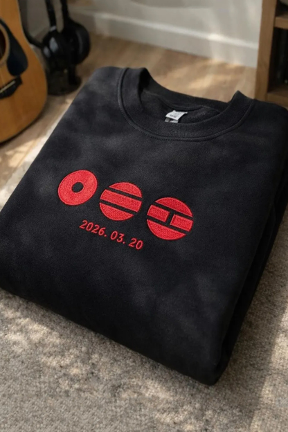 Bangtan Come Back Concert Embroidered Sweatshirt