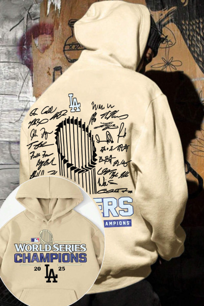 Dodgers 2025 World Series Champions Hoodie