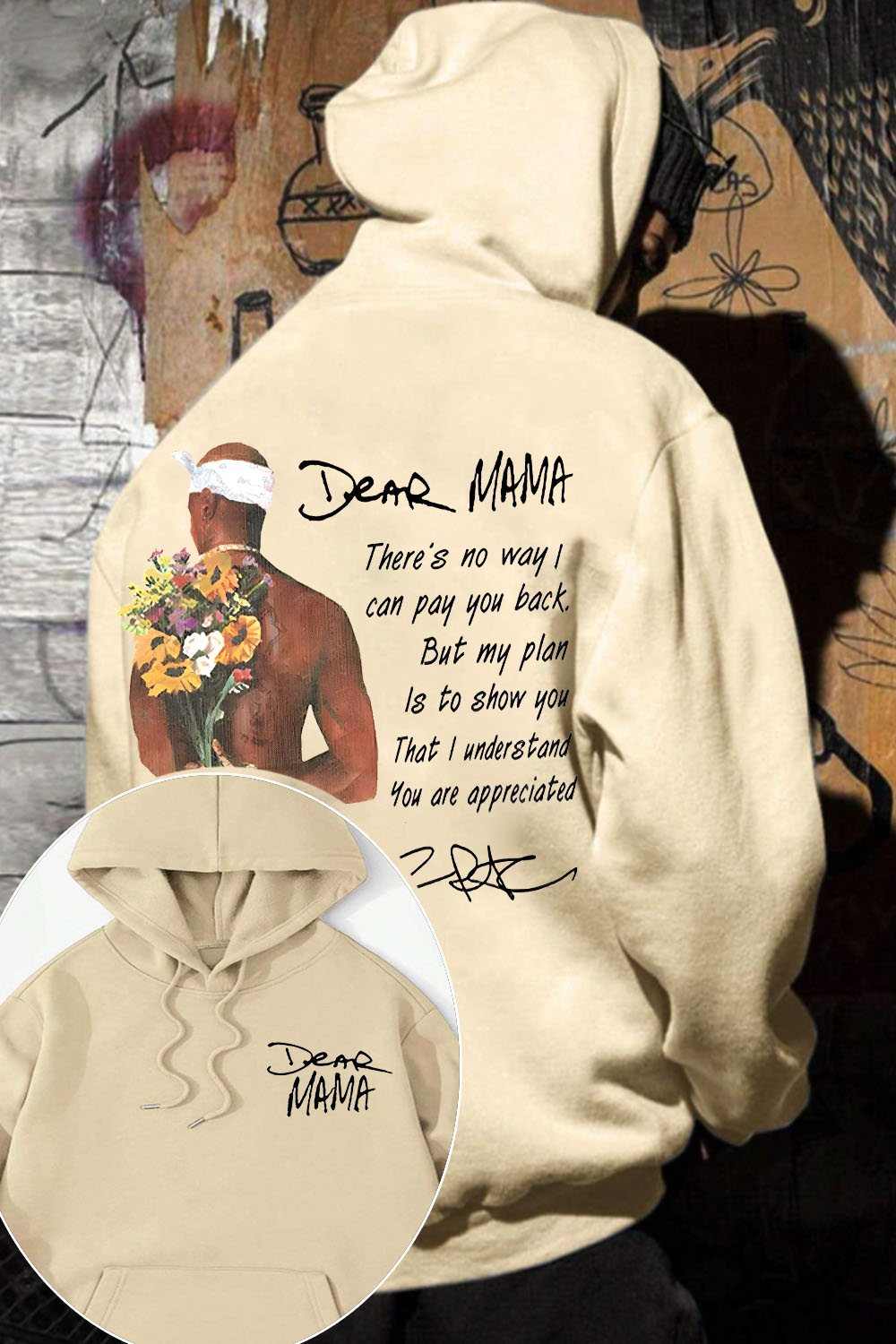 Dear Mama 🔥 Tupac Hoodie