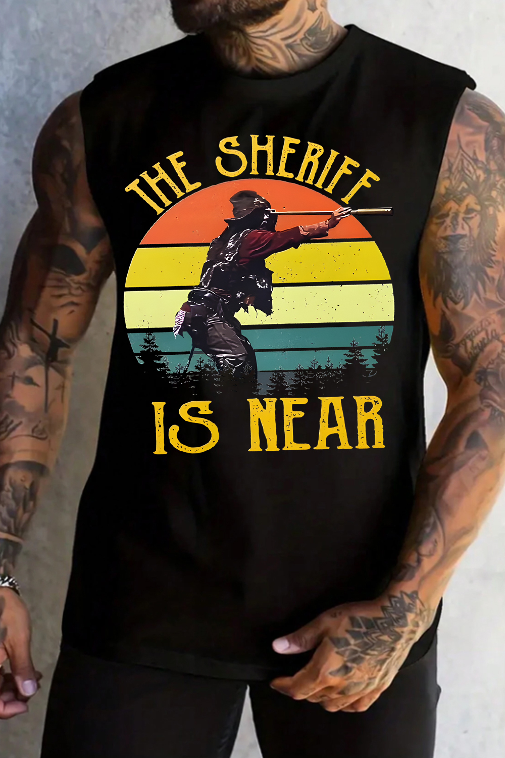 The Sheriff is near blazingsaddles vest