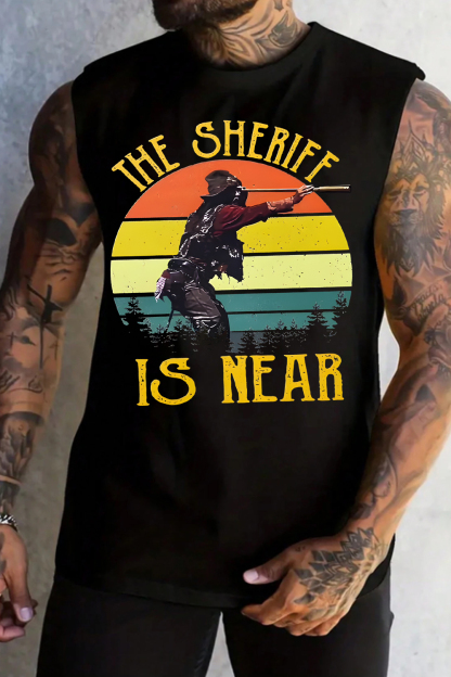 The Sheriff is near  blazingsaddles vest