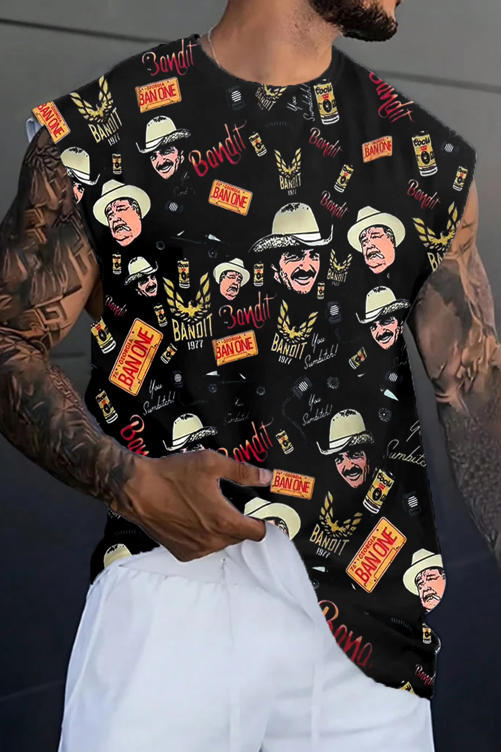 smokeyandthebandit Men's vest