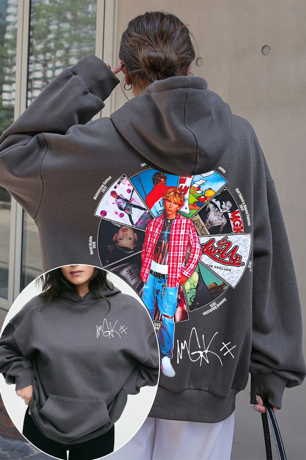 MGK Oversized Rapper Tour Hoodie