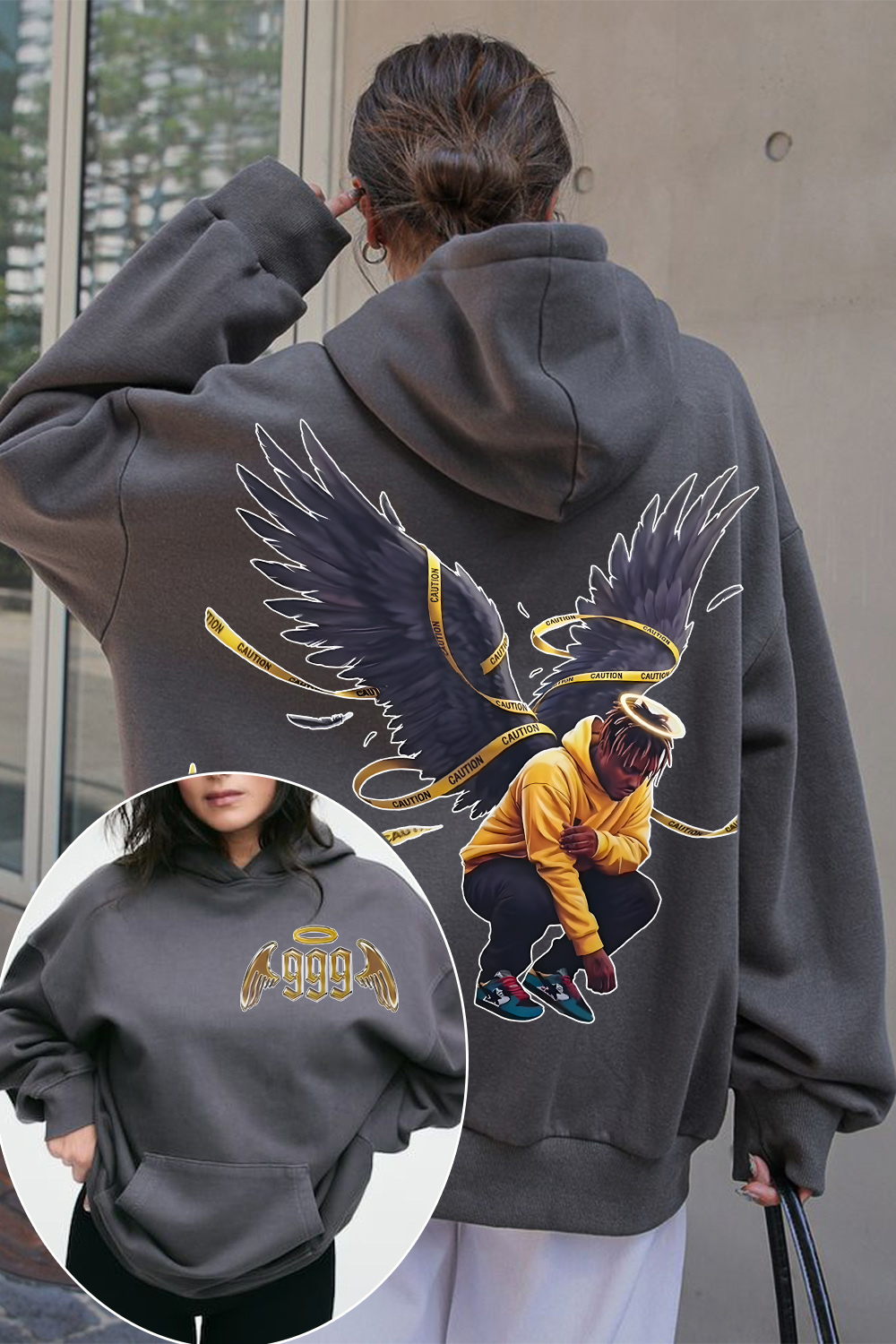 😱 Juicewrld 999 Hoodie For Women