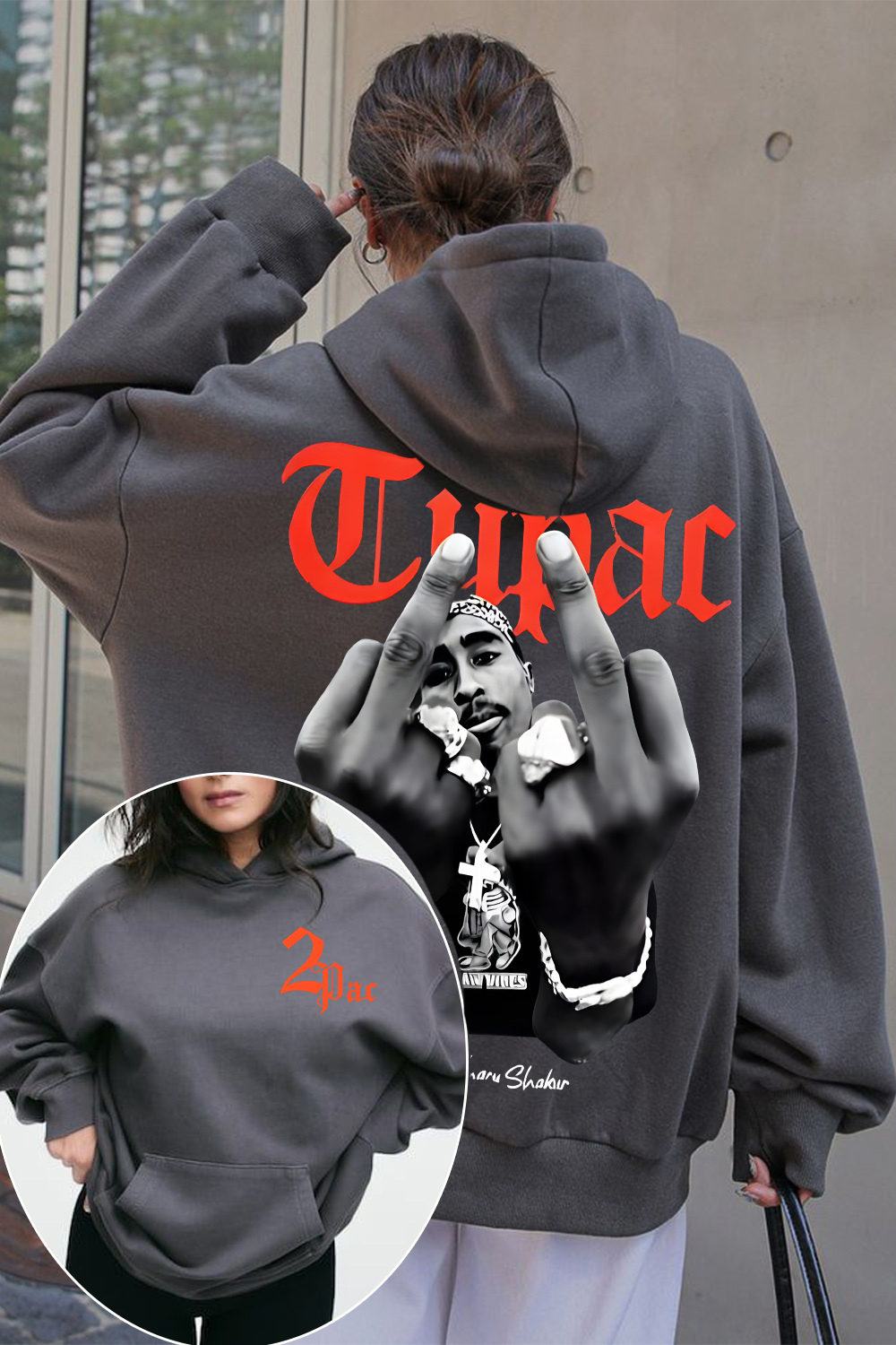 2Pac Hoodie For Women