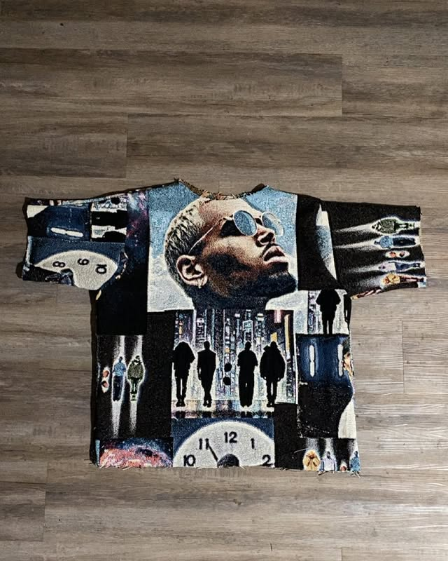 All about Chris Brown Print Short Sleeve T-shirt