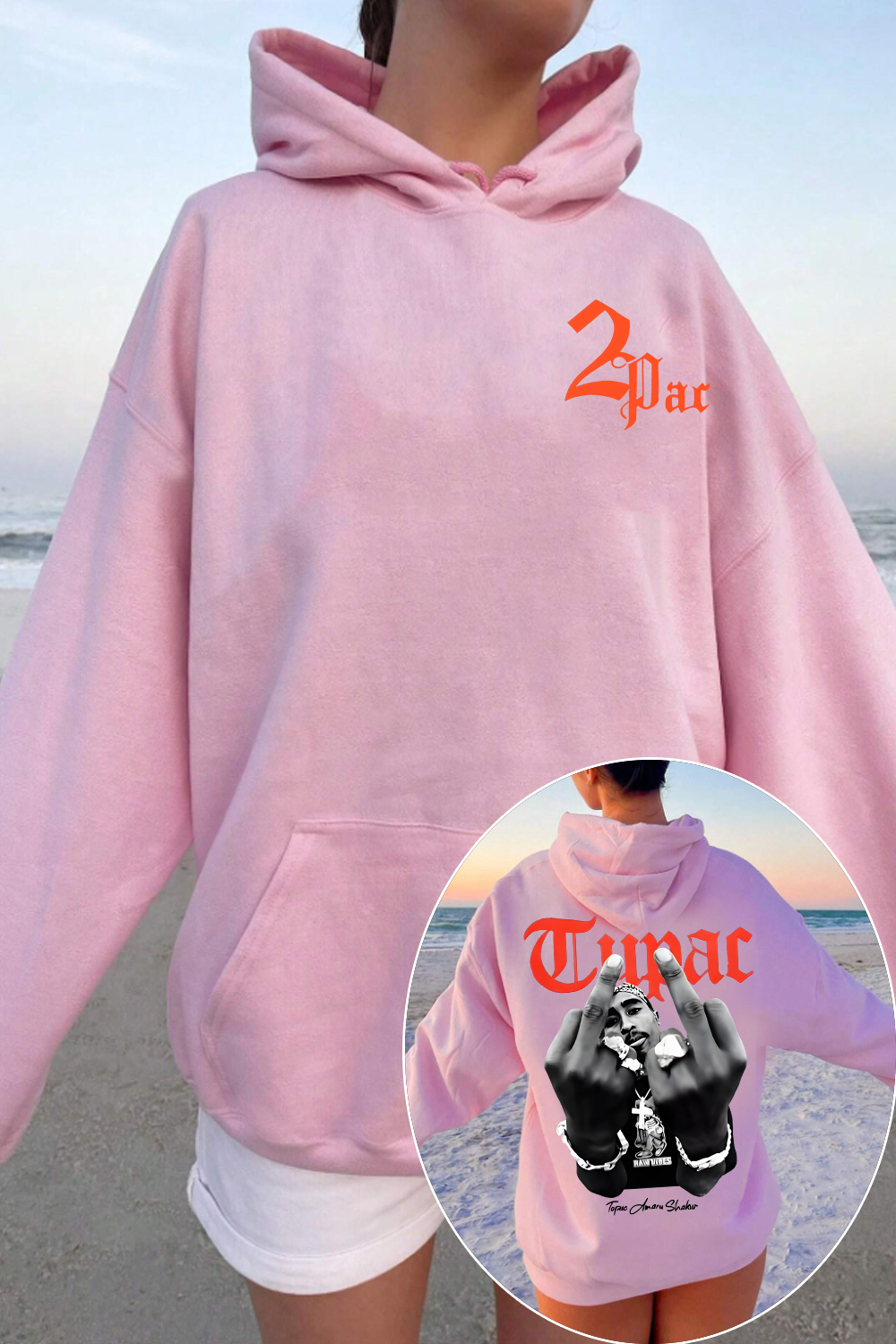 2Pac Hoodie For Women