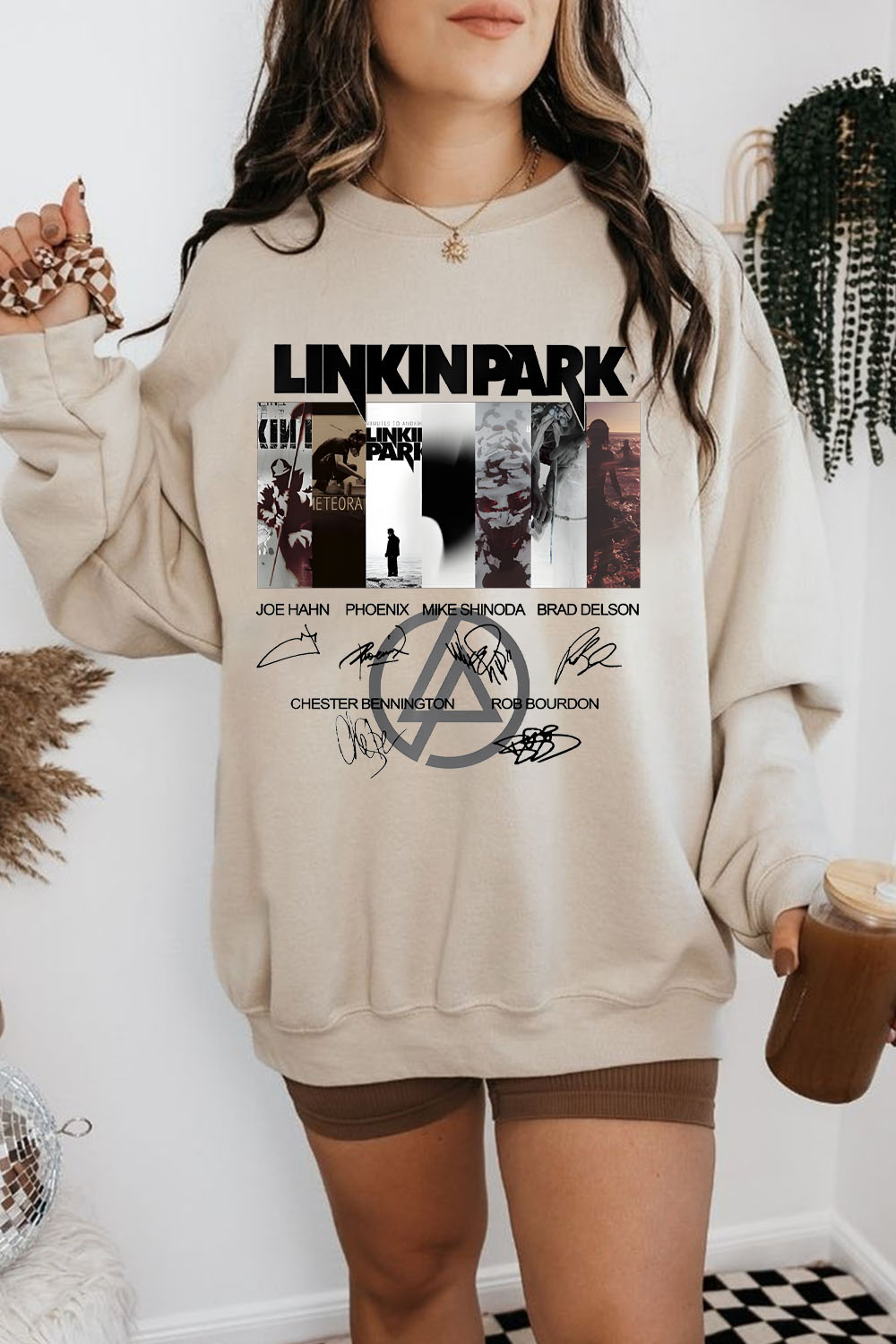 LP Logo Signatures Sweatshirt For Women