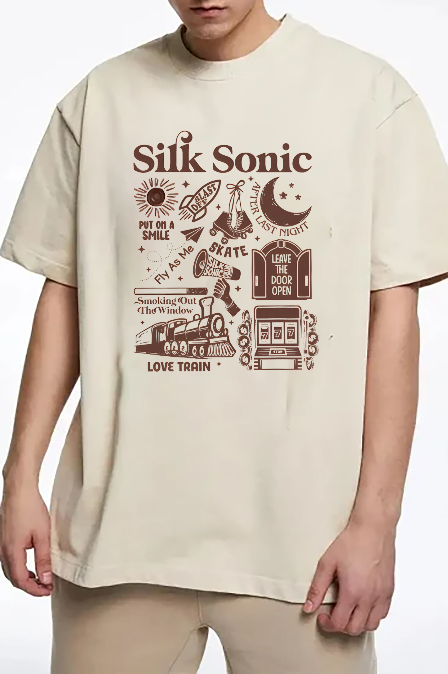 Bruno Mars An Evening with Silk Sonic Album Shirt-MEN