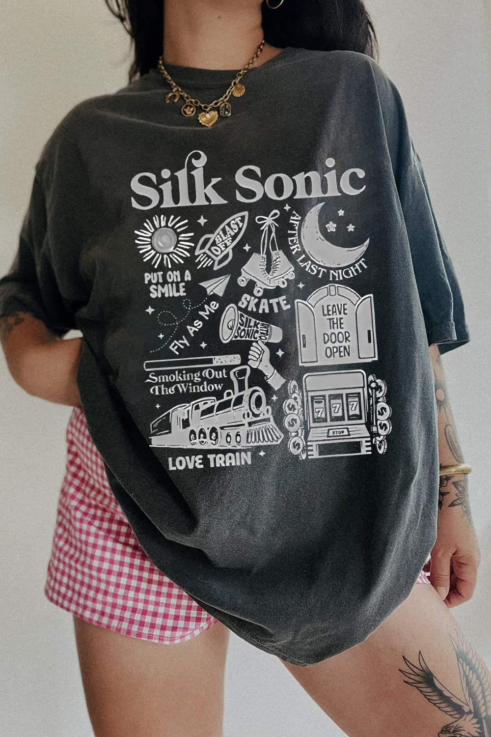 Bruno Mars An Evening with Silk Sonic Album Shirt