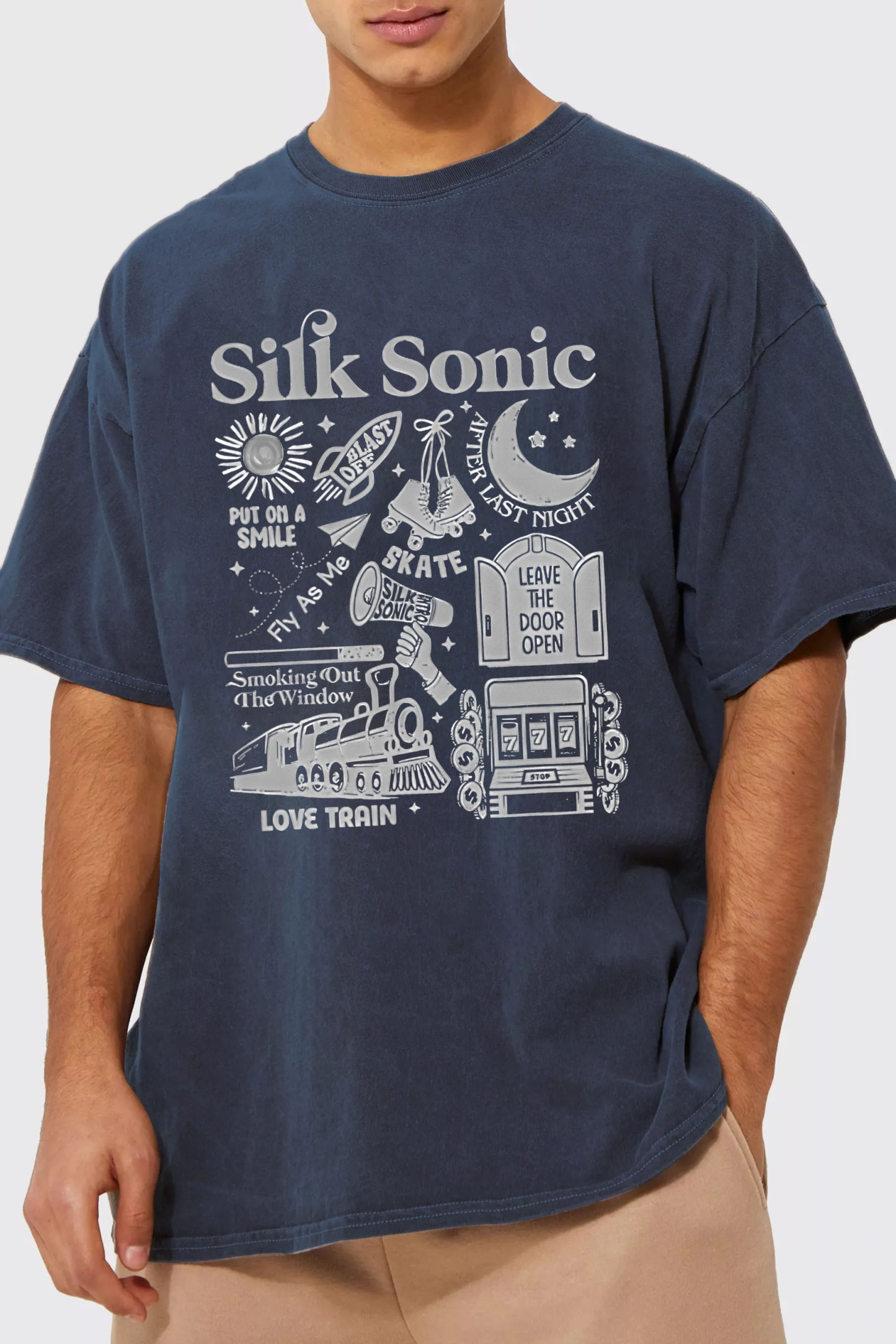 Bruno Mars An Evening with Silk Sonic Album Shirt-MEN
