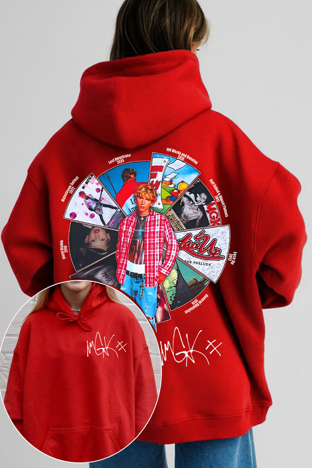 MGK Oversized Rapper Tour Hoodie