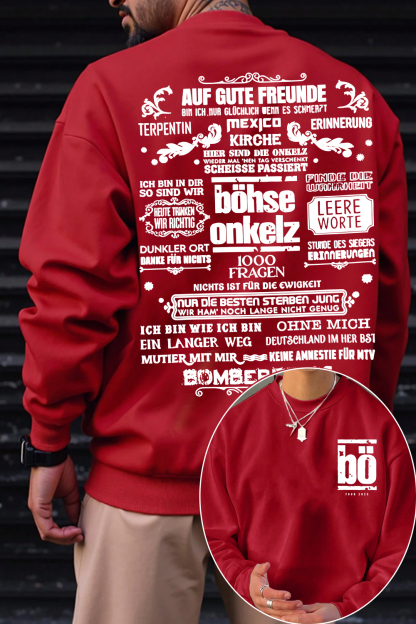 Bohse Onkelz 2-Sided Printed Sweatshirt