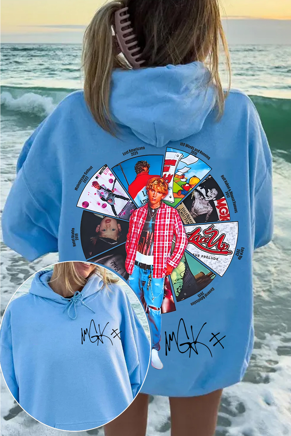 MGK Oversized Rapper Tour Hoodie