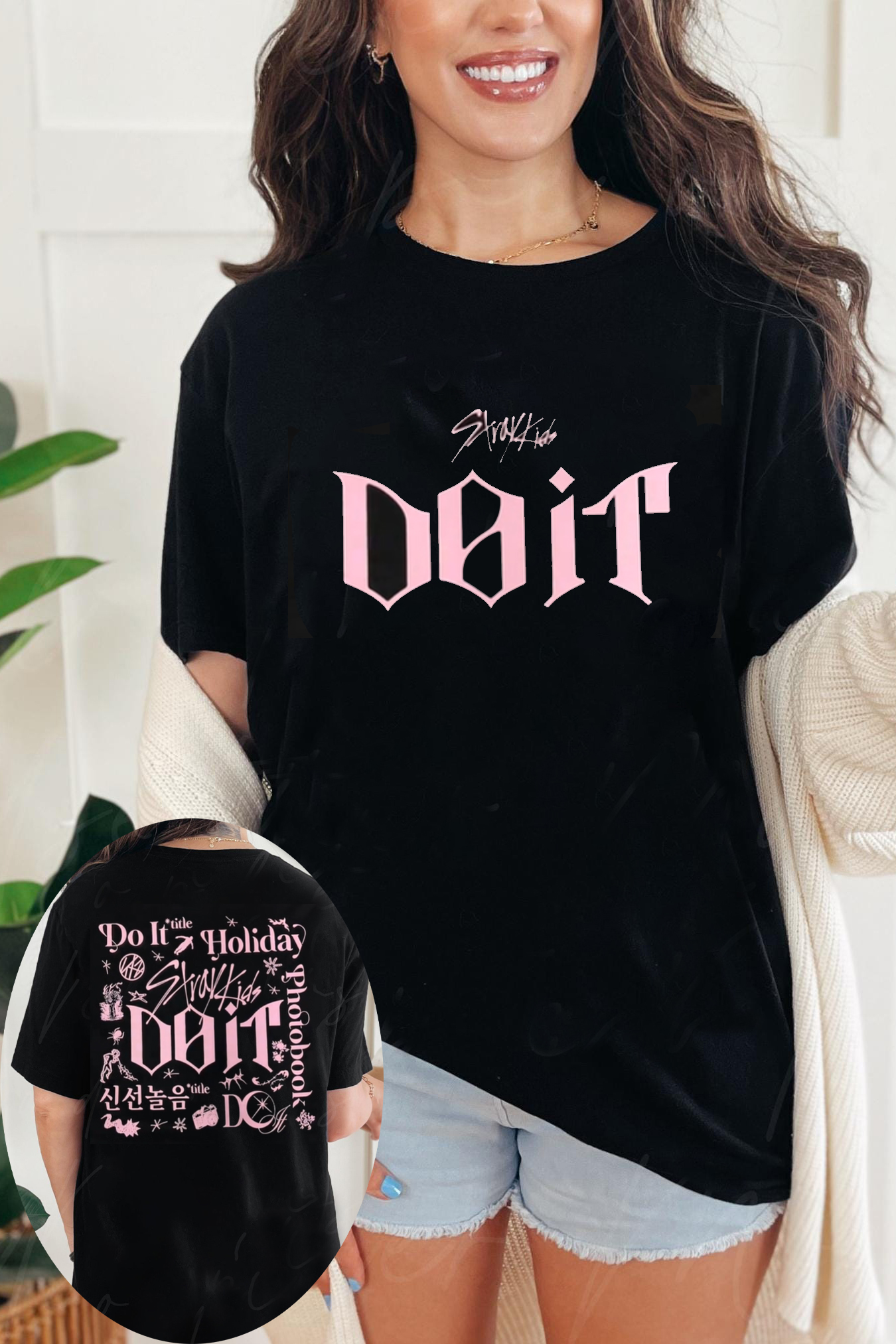 Stray Kids Do It Pink Lettering Shirt
