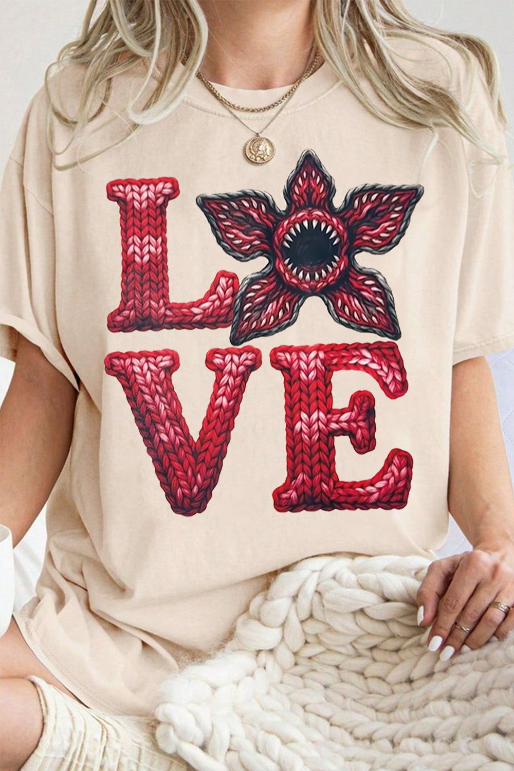 Stranger Valentine Things Romantic Monster Sweatshirt